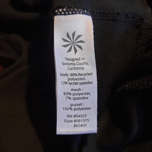 Athleta Womens Bare to Run Knicker Black Size Small - Picture 7 of 9